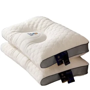 Factory Direct Sale 48*74cm Ergonomic Designed 3D Cervical Spine Care Bed Pillow with Luxury Solid Neck Support