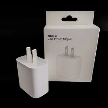 Premium Quality For iPhone Charger US EU UK AU Plug Type C PD Fast Charging 18w 20w usb-c power adapter For Apple iPhone 13 12