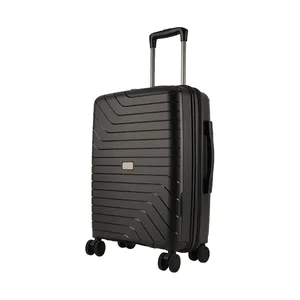 Hot Sale Soft Handle PP Expandable Large Capacity Luggage Case Custom PP Travel Trolley Luggage With Silent 360 Degree Wheels