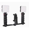 Mobile phone cage with dual lights