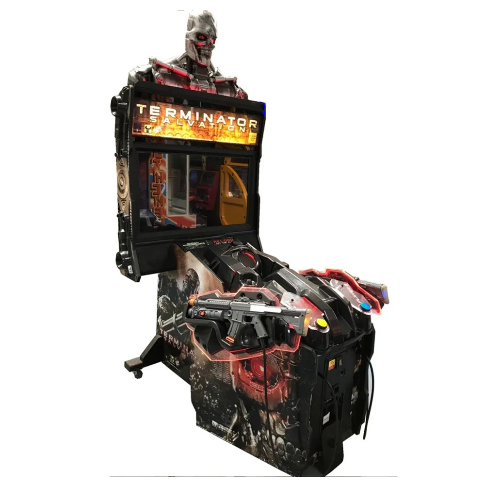 Аркада Для Двойной Стрельбы - Buy Daizustar Terminator 4 Double Shooting  Game Machine Coin Amusement Machine Adult Simulator, coin Operated Games  Amusement Park Video Games Game Consoles Coin ...