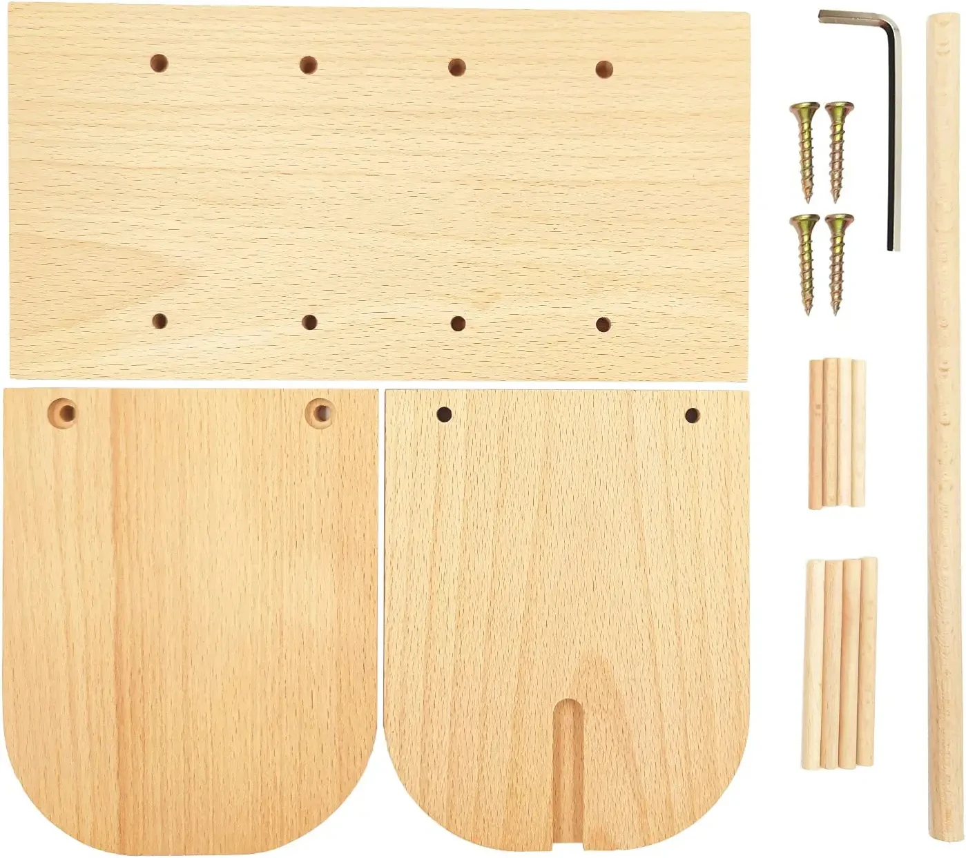 Support de Ruban, Support de Ficelle, Support de Bobines en Bois, Bobine de Fil en Bois fabriqué à la Main en Français, Accessoires de Tissage de Cordes, Support de Ficelle de 24