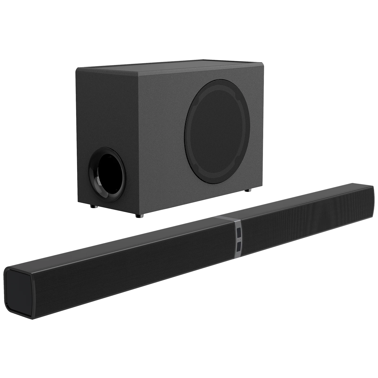 2.1CH Sound Bar 120W BT Sound Bars for TV Speaker Soundbar for Movie/News/Music with