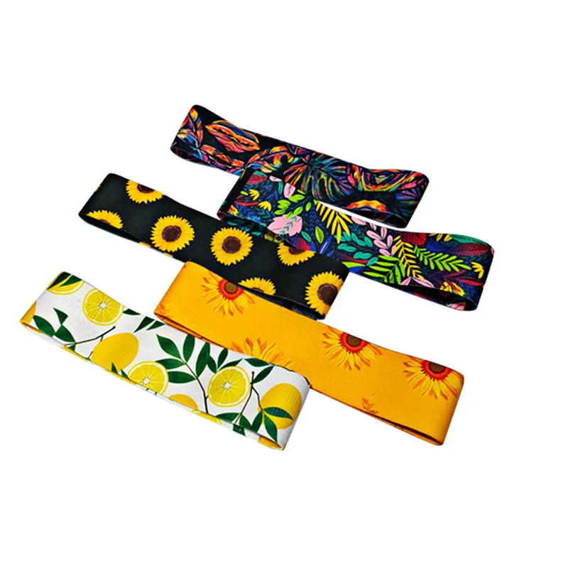 Набор эластичных лент с леопардовым