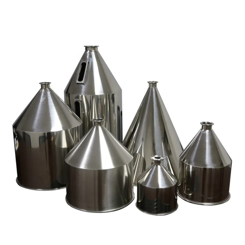 304 316 Edelstahl Konischer Trichter Edelstahl-trichter 1-tonnen-fütterungstrichter