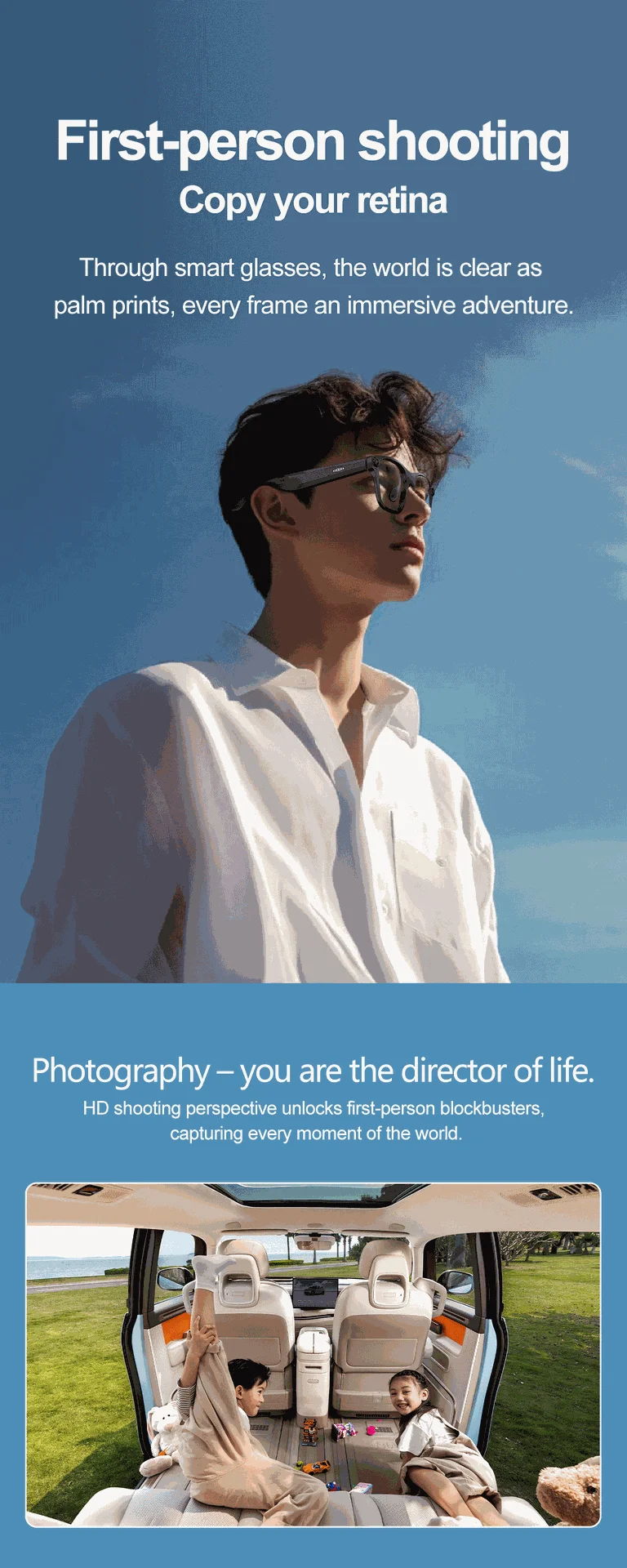 Welcome OEM Order, Factory Whole Selling First-person Perspective Smart S336 Ai Smart Glasses Anti Blue Light 2000w Pixel Camera Take Photos Video Recording Life - Buy Fashion Smart Sunglasses With 8mp Camera Take Pictures Video Ai Translation Chatgpt Bt Calling Music Smart Glasses Men Ai Smart Glasses With Camera 800w 1080p Video Dialogue Calls & Music On-site Recording Translation Smart Glasses Photochromic Lenses Ai Camera Smart Glasses