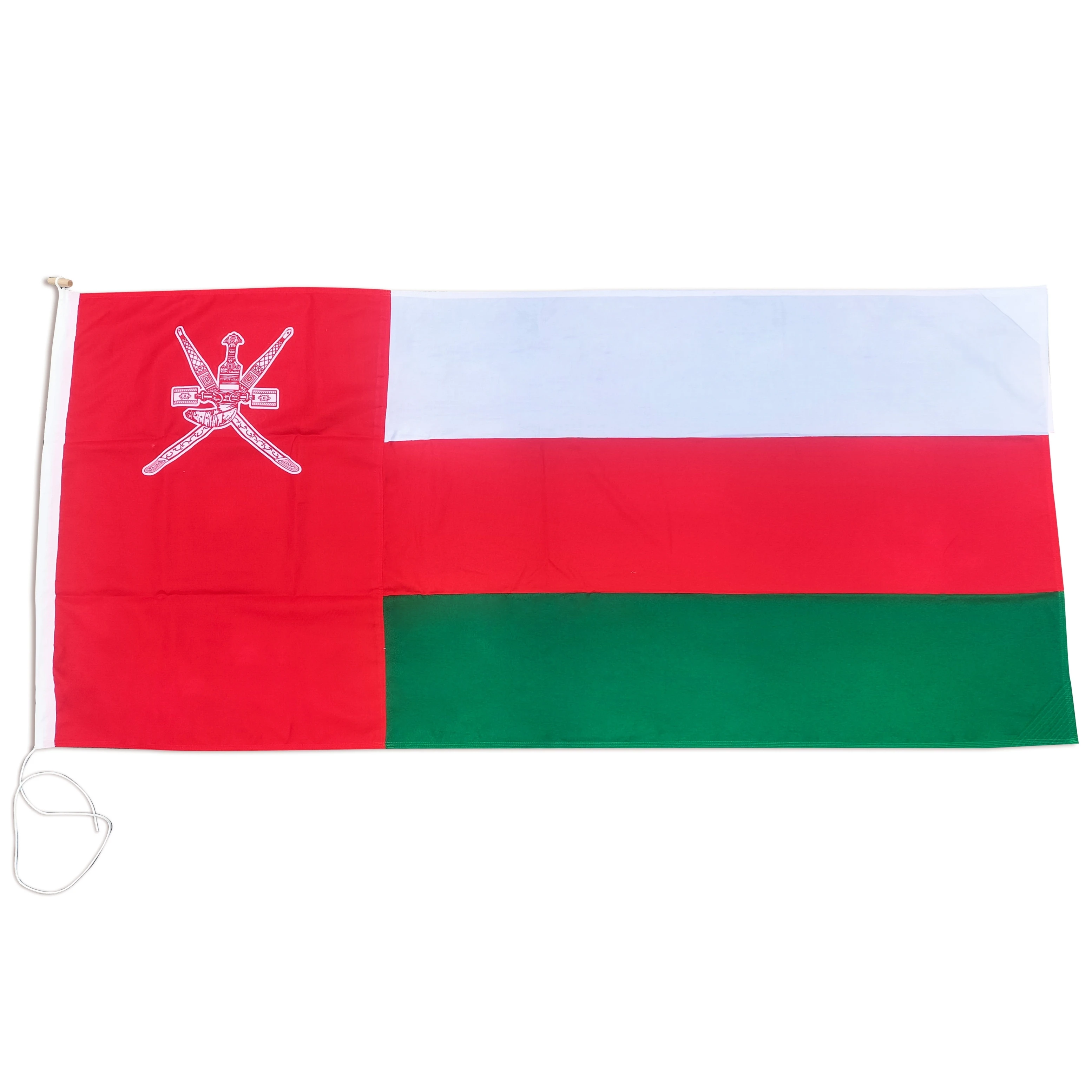 Wholesale Fast Shipping Custom Flag 100% Polyester Flags 3X1.7M The Sultanate of Oman All Country Flag