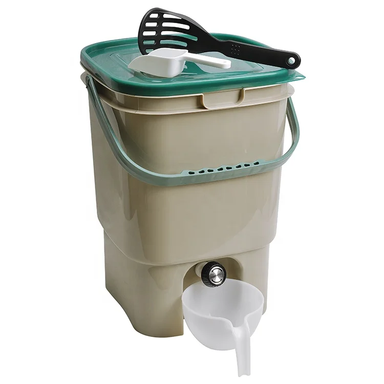 Biodegradable Compost Bins Household 15l Compost Bucket Bokashi Plastic ...