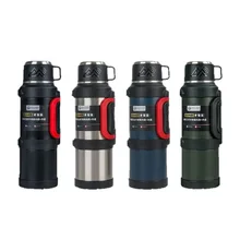 Factory Wholesale 1.5L Stainless Steel Thermos Flask Classic Design Vacuum Water Bottle for Camping and Outdoor Use