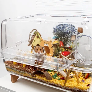 Bucatstate 65cm Pet Cages - Transparent, Large, & Breathable