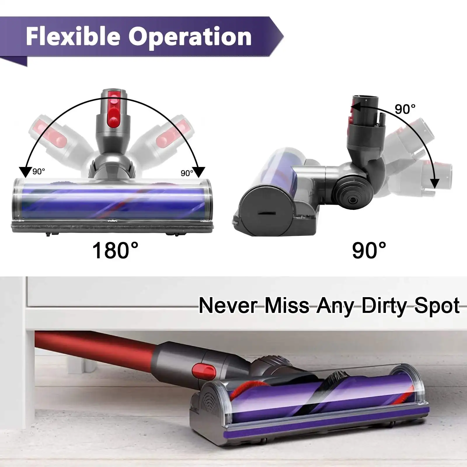 Dysons Cleaner Motorhead V7 V8 V10 V11 V15 Vacuums Animal Absolute Models Cleaner Head Dysons Replacement Part Electric Head