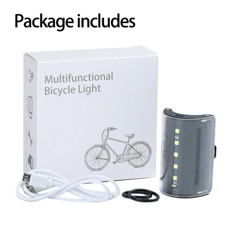 Smart Bicycle Accessories Touch Bike Taillight Rainproof Usb