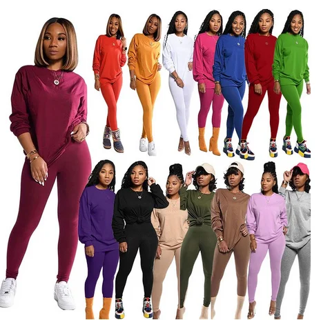 Colorful Cosy Womens Cotton Tracksuit 