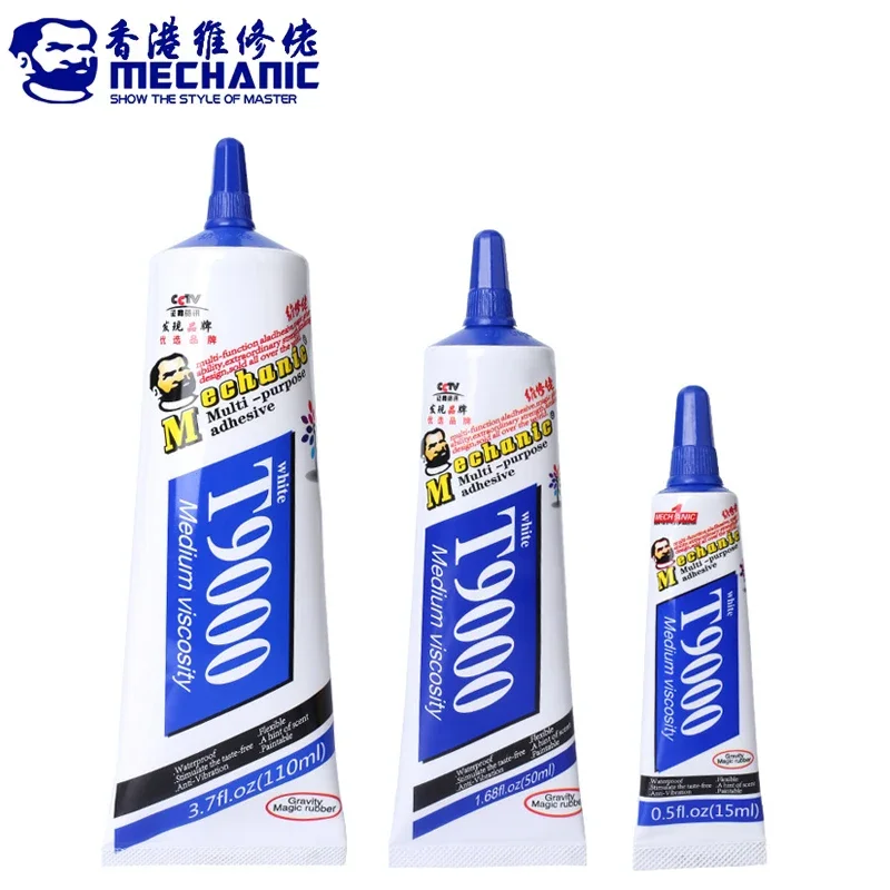 MECHANIC T9000 Epoxy Resin Liquid Adhesive Glue for Phone Frame White Glue Environmental Protection Universal Glue Repair