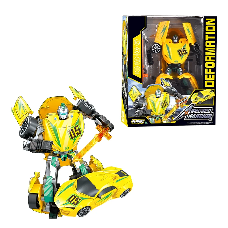 Transform Robot Toy 2 in 1 Changeable Car Robot DIY Robot Alloy Toy Car Deformation Toy for Boys