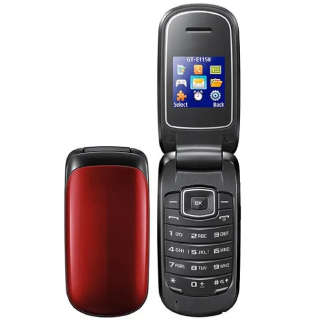 Free Shipping for Sam E1150 Factory Unlocked Original Simple Super Cheap Classic Flip Mobile Cell Phone by Post