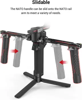 SMALLRIG Dual Handle Handgrip for for RS2 / RSC2 / RS3 / RS3 Pro Gimbal - 3027 detail image