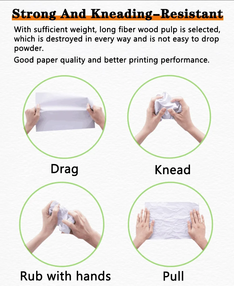 Multipurpose A4 Size Copier Paper 80gsm Office White Copy A4 Printer