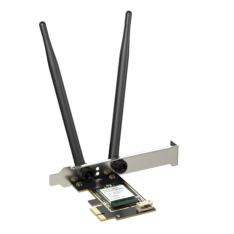 EDUP EP-9617ES AX900 PCIe Network Card Dual Band 802.11AX 900Mbps Wifi 6 Bluetooth 5.4 PCIe Adapter Stock Wireless Nwtqork Card