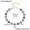 Txe533-blue zircon bracelet Lengthen-Promotion