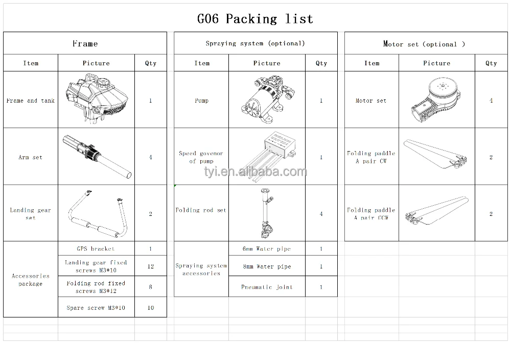 Factory sale High Quality G06 6 Axis 6L carbon fiber Foldable frame for agriculture drone sprayer factory