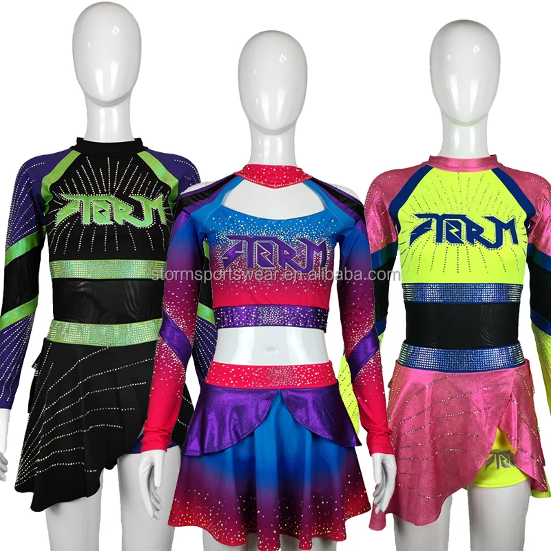 New Competition Cheerleading Uniforms Costumes Cheerleader - Buy New ...