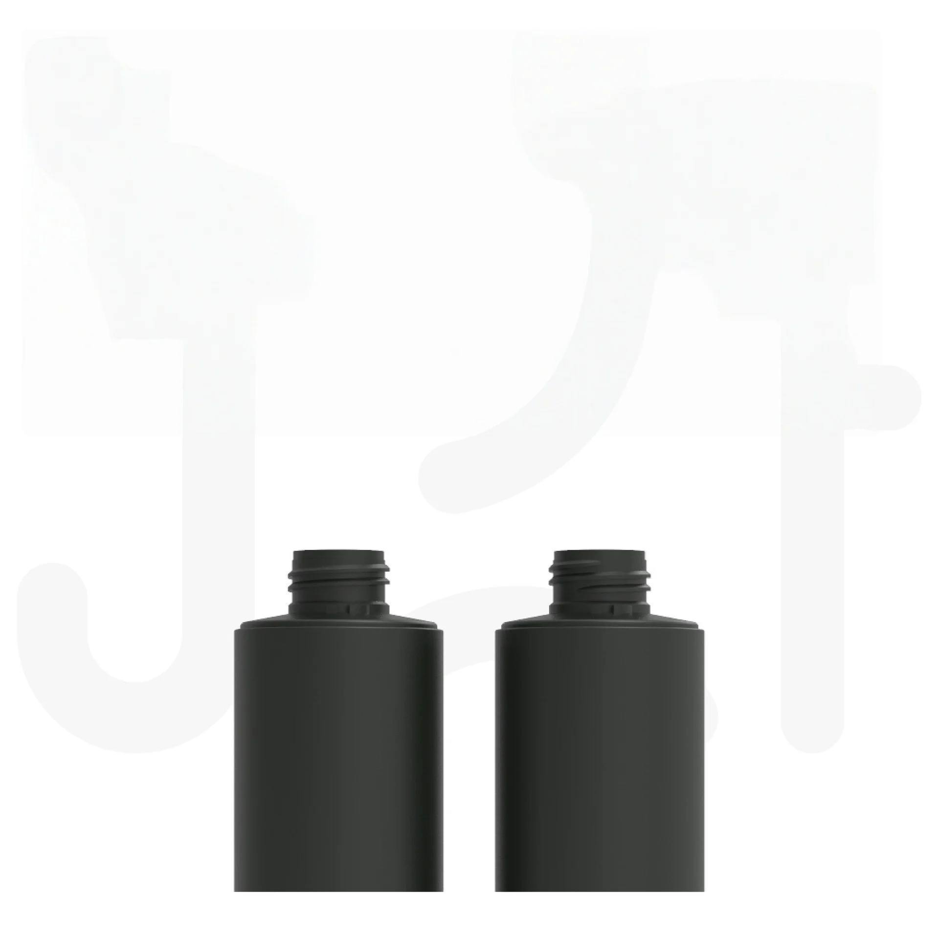 Factory 60ml 100ml 200ml 240ml 340ml Hdpe Hand Cream Shampoo Body Cream Plastic Bottle With Disc Top Cap