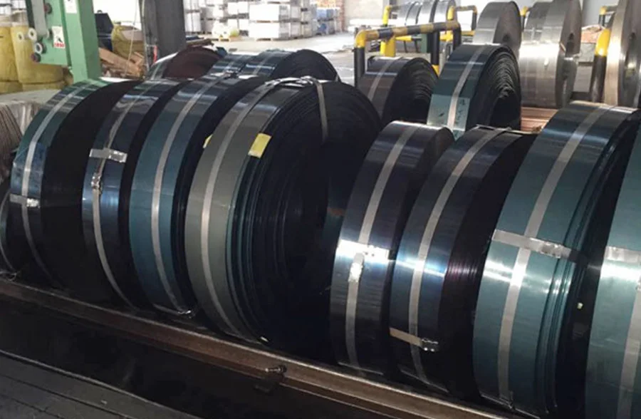 S355 Carbon Steel Plate Coil 0.3 0.35 2.0 mm DC01 ST12 SPCC Cold Rolled Spring Steel Strips manufacture