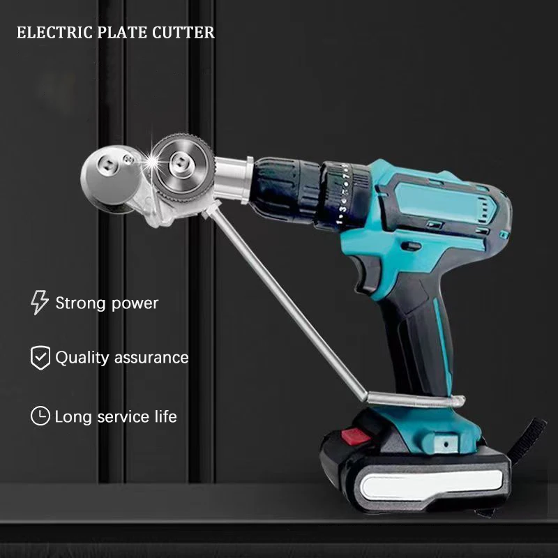 Nibbler Elettrico Per Lamiera - Attacco Per Trapano, Taglio Preciso Di Metalli Spessi - Foto 2