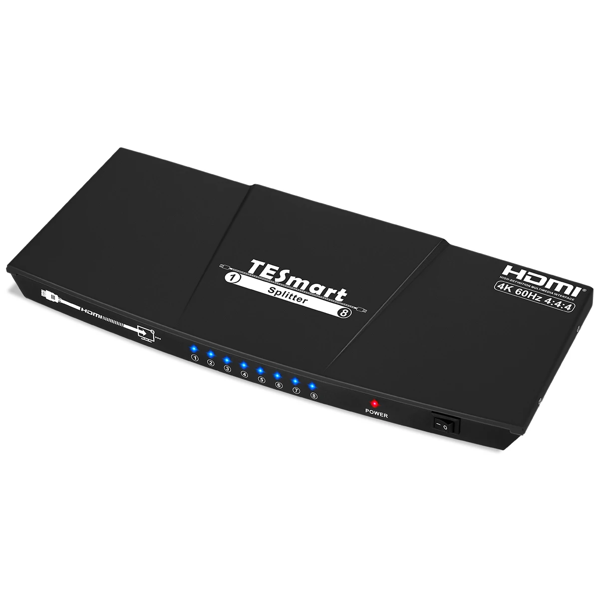 Tv Video 8 Port Hdmi Splitter 4k 60 Hz 1x8 Compliant With Hdcp 22 Buy Tesmart Hot Sale Hdmi 8909