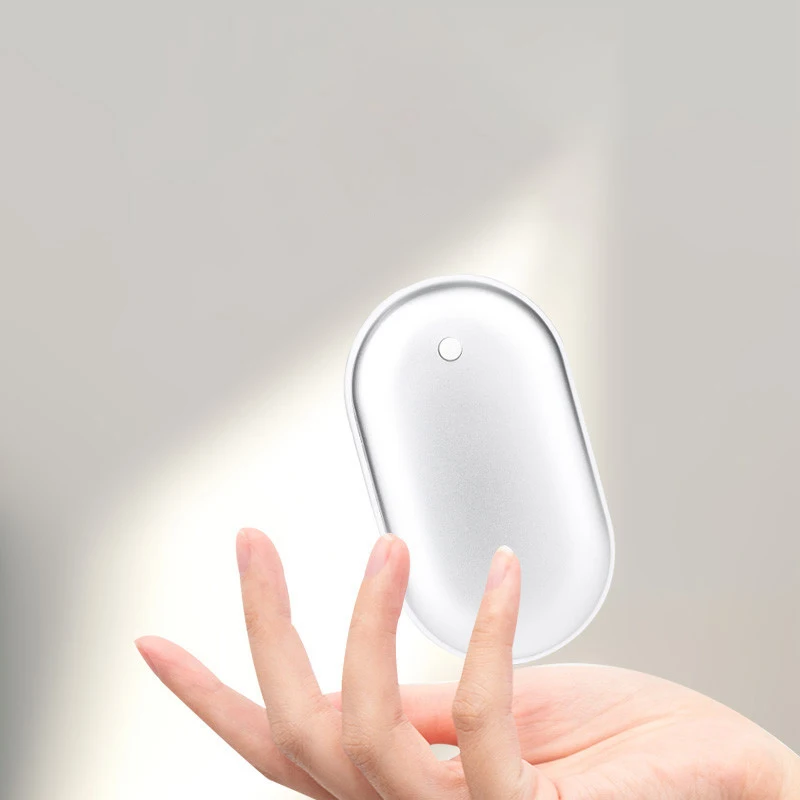 Portable Small Mini 5200mA Reusable Electric Pocket USB Rechargeable Hand Warmers With Power Bank