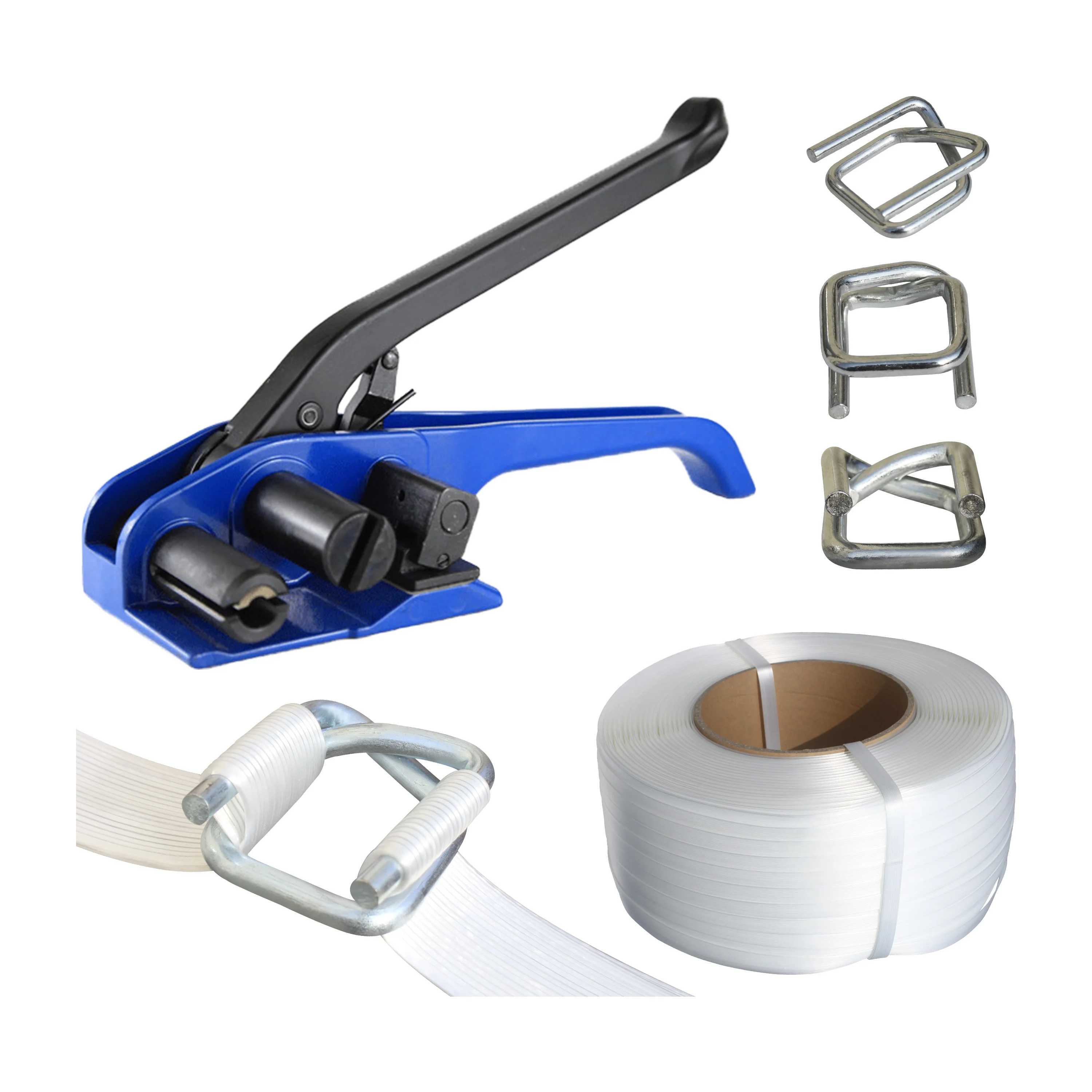 Durable Polyester Fiber Strapping Ultra-Strong 13mm 16mm 19mm 25mm 32mm Sizes for Secure Corrugated Boxes Manual Type
