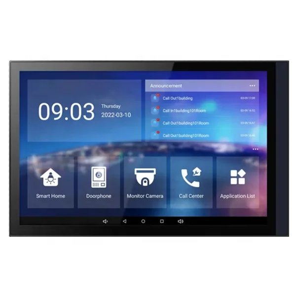 Tuya Zigbee Smart IP Intercom System with 10\" IPS Display 1080P Android OS Video Door Phone for Indoor Use in Apartments Villas