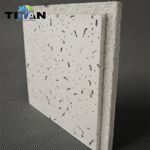 2x4 Suspended False Ceiling Board Design Acostics Mineral Fiber Drop Black Ceiling Tiles for Hospital