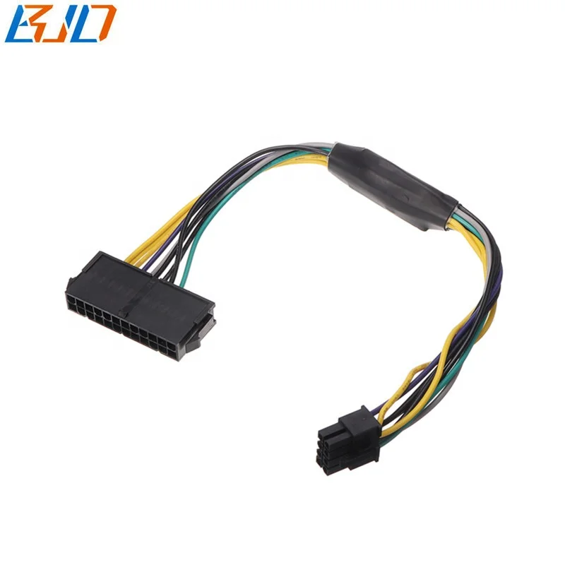 ATX 24Pin 24 Pin to 8Pin 8 Pin Motherboard Power Supply Adapter Cable 30CM for DELL 3020 3046 3620 7020 9020 T1700 and Server