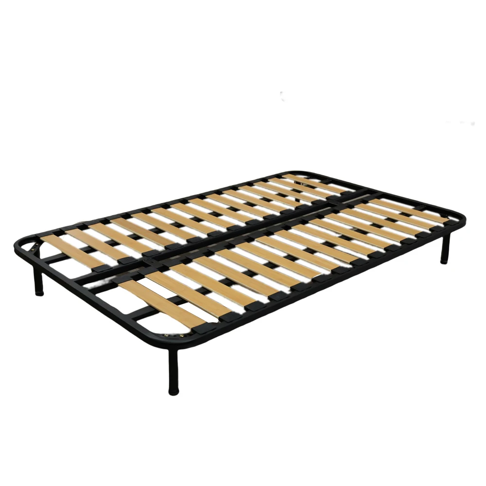 Folding Yellow Poplar Double Bed Frame Doublesided Moistureproof