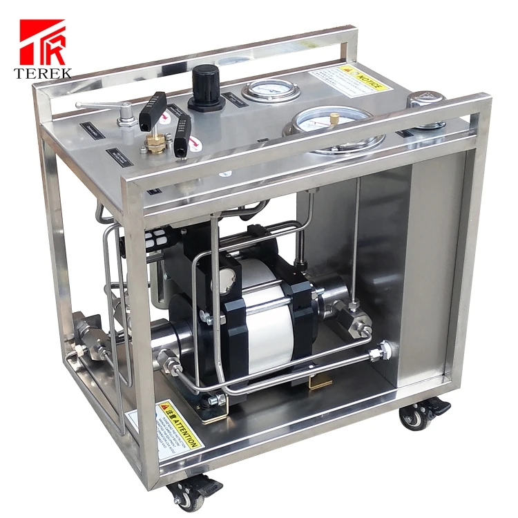 TEREK Pneumatic Hydrostatic Pressure Booster Pump Hydraulic Testing ...