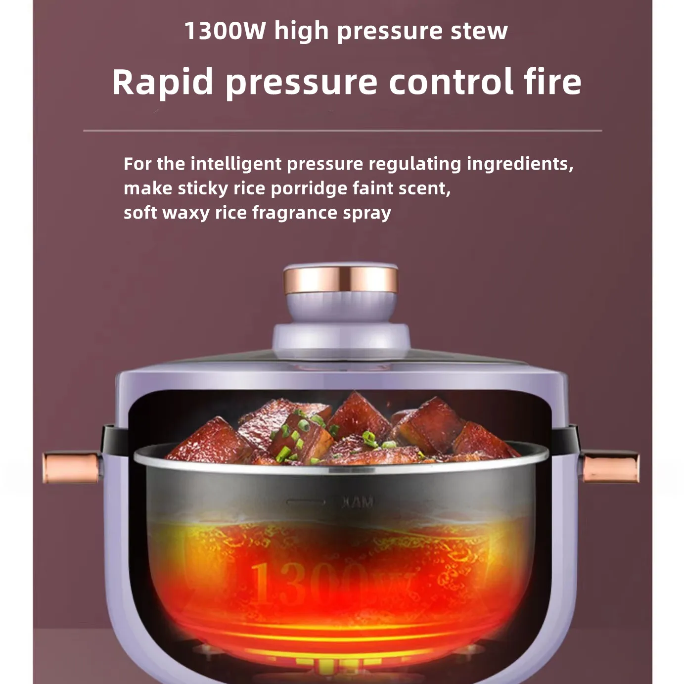 Japanese Style Electric 4l Luxury Multifunctional Aluminum Pressure