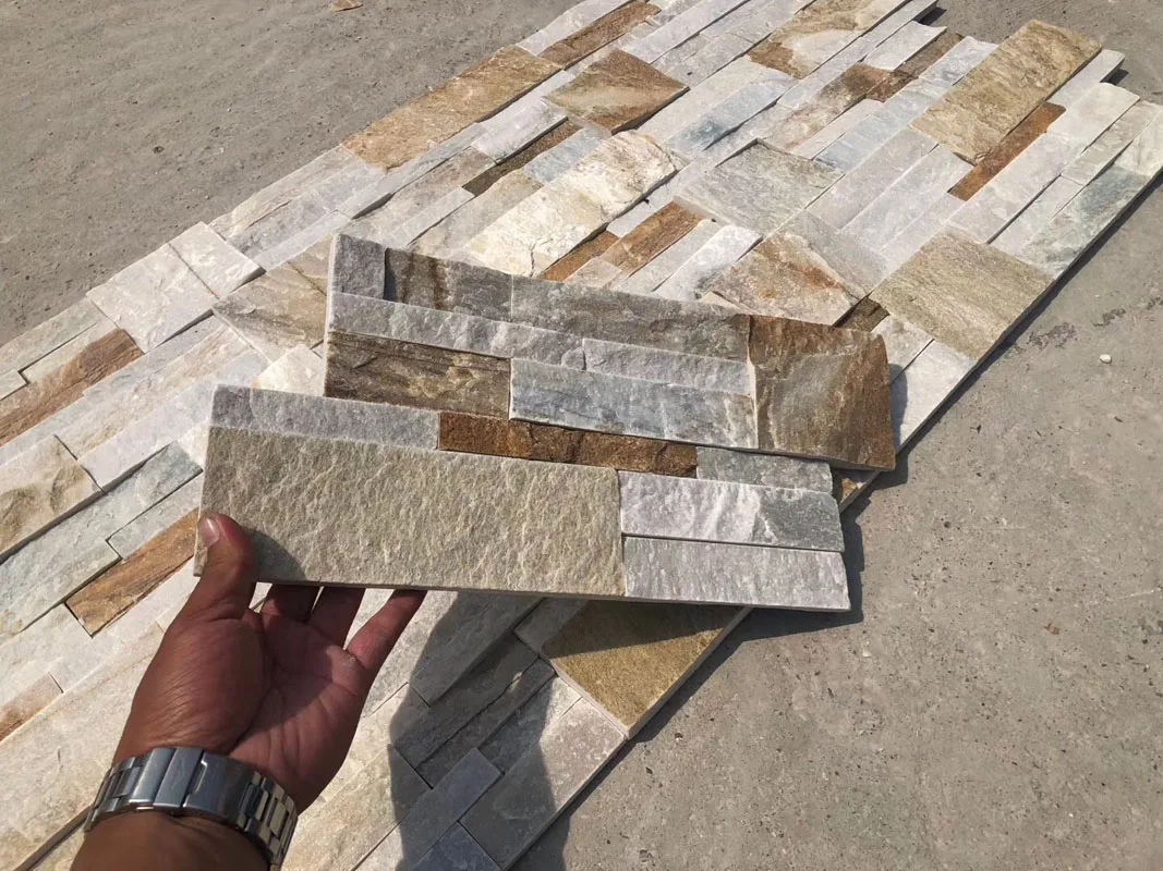 Cheap Natural Slate Z Shape Cultural Stone Facades Stones Wall Cladding