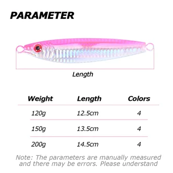 Iron-Plate Lure Snake-Shaped Model S 4 Colors Slow-Rolling Long-Cast Laser Metallic Lead Fish Hard Bait Hooks Bass Night-Glow – Metal Jig – view 4