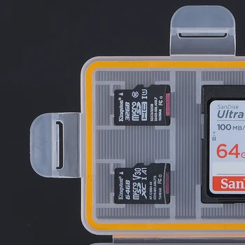 KingMa-BLS-5 Plastic Case Holder Storage Box for Olympus E-PL6 E-PL9 E-PL8 E-PL7 E-PM2 E-P3 EP2 E-M10 Mark III E-M Memory Card detail image
