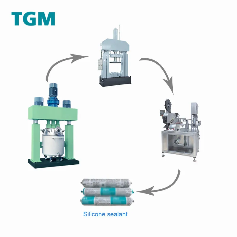 Electronic Adhesive Acid Silicone Sealant Neutral Silicone Sealant Production Line Making Machine