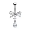 Water drop butterfly silver