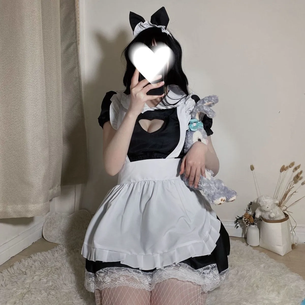 Sexy Lingerie Cosplay Japanese Maid Outfit Babydoll Dress Uniform Suit ...