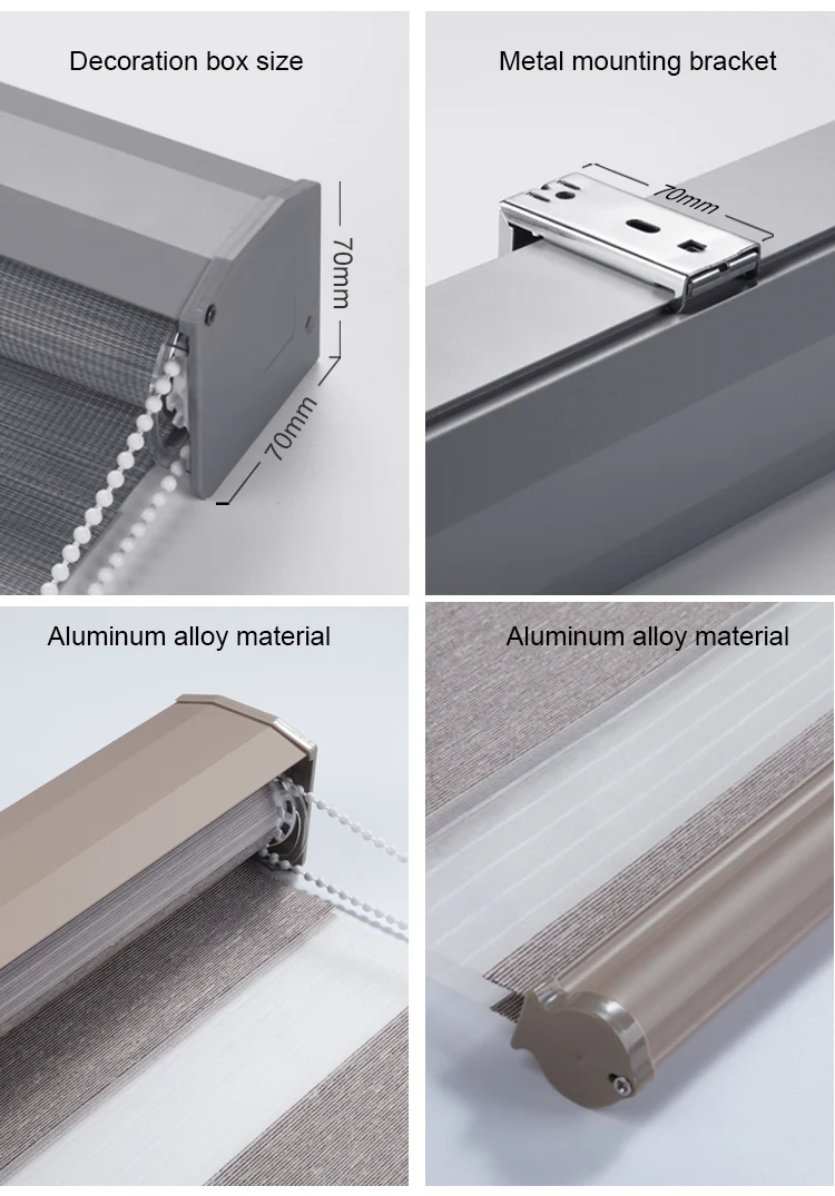 Electric Window smart home Shades voice app remote control automatic roller blind motorized shutter blackout  zebra blinds