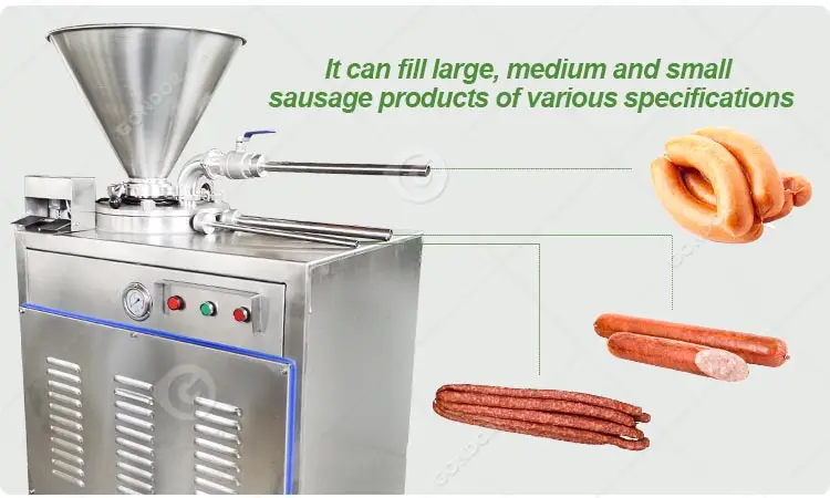 Hydraulic Enema Automatic Fully Automated Sausage 26l 50l Filler Make Stuffer Saucisse Machine for Sausage