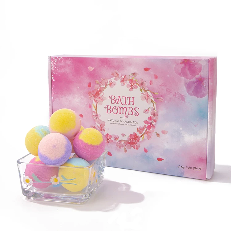 Wholesale Bath Supplies Vegan Fizzy Natural Bath Bubble Ballsl Spa