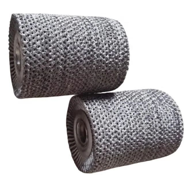 Longer Working CutBack Twisted Wire Roller Brushes for Pipelines and Weld Cleaning