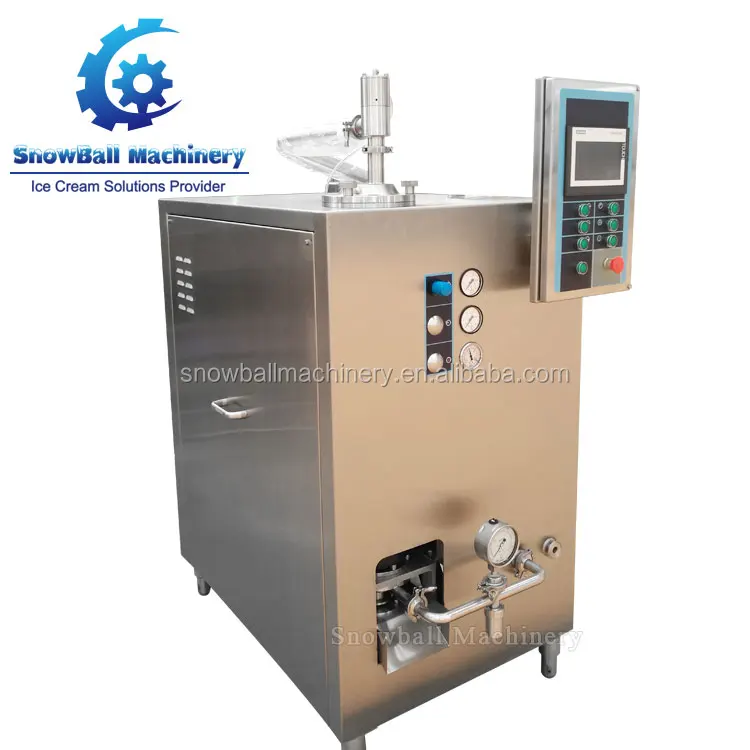 Small Scale Production Machine 50L Ice Cream Continuous Freezer for Ice Cream Plant