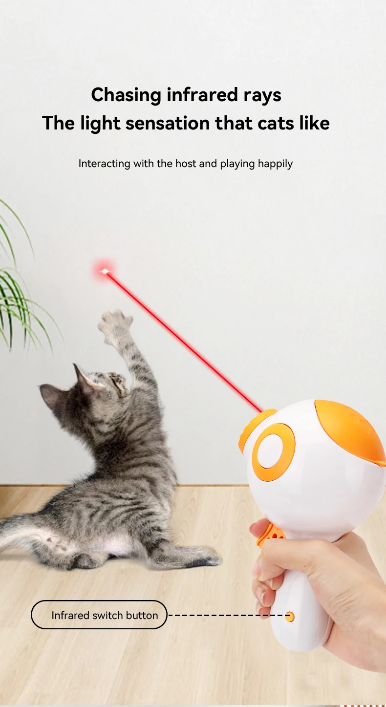 Newly Designed Interactive Pet Feeding Transmitter with Infrared Function Cat and Dog Toy manufacture